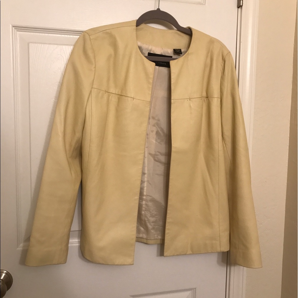 Dana Buchman lamb skin jacket